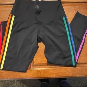 Adidas pride leggings rainbow